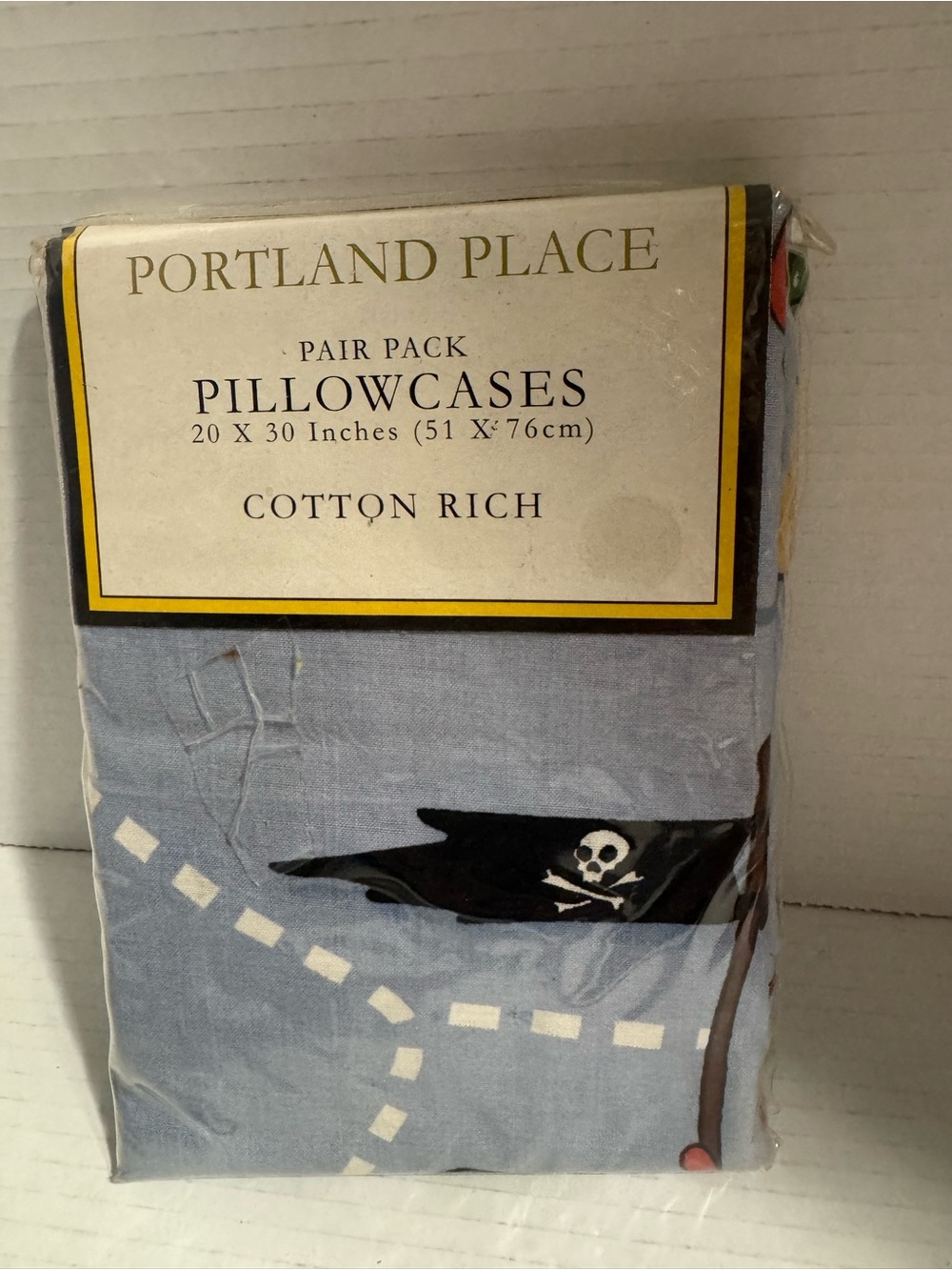 Portland Place Pirate Theme Pillowcases 20x30